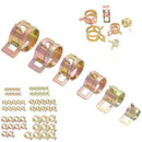 60 Pcs Spring Clip Fuel Oil Water Hose Clip Pipe Tube 6-15 Fastener Gift A1W9