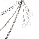 Metal Gothic Pants Chain Hip Hop Punk 3 Layers Jean Key Wallet Chain Star Wo BX