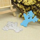 Bear DIY Metal Embroidery Stencil Scrapbook Craft Cutting Die Handwork