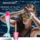 Ibcccndc New Mermaid Lip Gloss Matte Liquid Lipstick Waterproof Moisturizer