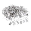 100 Pcs Heavy Duty Small Wide D Ring Shape Nail Non-Trace Frame Picture Hangers