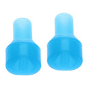 2x Blue Drink Tube Bite Valve Mouthpiece for Hydration Pack Water Bladder