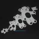 4 Bear Metal Cutting Dies Stencils DIY Scrapbooking Embossing Album Paper Craft