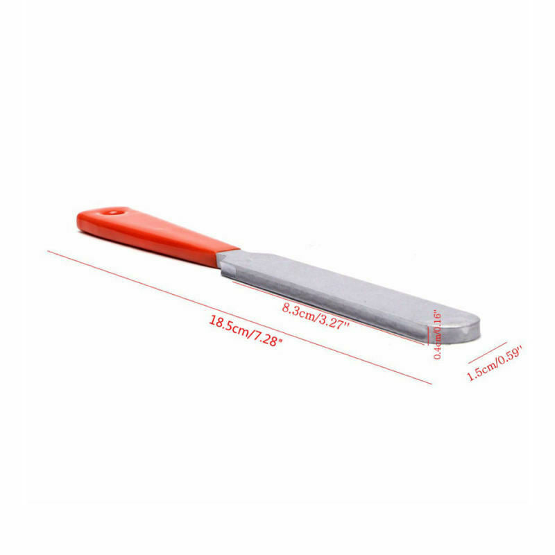 Guitar Fret Crowning Luthiers Tool File Stainless Steel Narrow Dual Cuttin XHR