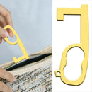 Set Of 2 Hand Alloy Metal No Touch Door Opener Safety Elevator Handle Key