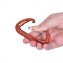 7075 Aluminum Climbing Buckle 12KN Hammock Safety Balance Carabiner ClaspME