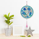 Flower Diamond Painting Pink Tassels Special Shape Full Drill Home Pendants
