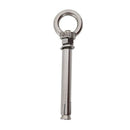 2Pcs Stainless Steel Raw Style Shield Anchor Eye Bolts M10 x 112mm