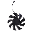 1Pc 75MM T128015SH 2Pin Cooling Fan For EVGA GTX 650 650Ti GTS 450 Graphics Car-