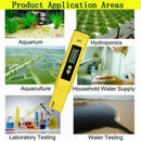 Portable Digital PH Meter LCD Tester Hydroponic Aquarium Test Water Pen J6U2