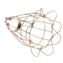 2pcs Reptile Protective Lamp Screen Anti-Scald Protective Guard Golden