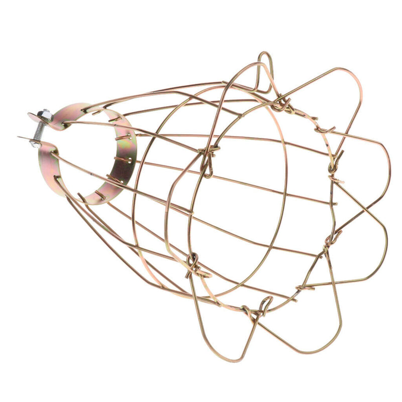 2pcs Reptile Protective Lamp Screen Anti-Scald Protective Guard Golden