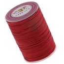Red Brown 7mm Round Braided Waxed String Thread for Beading Jewellery Making