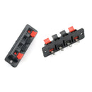5pcs Single Row 4 Pin 4 Position Speaker Terminal Board Connectors Adapter  Z