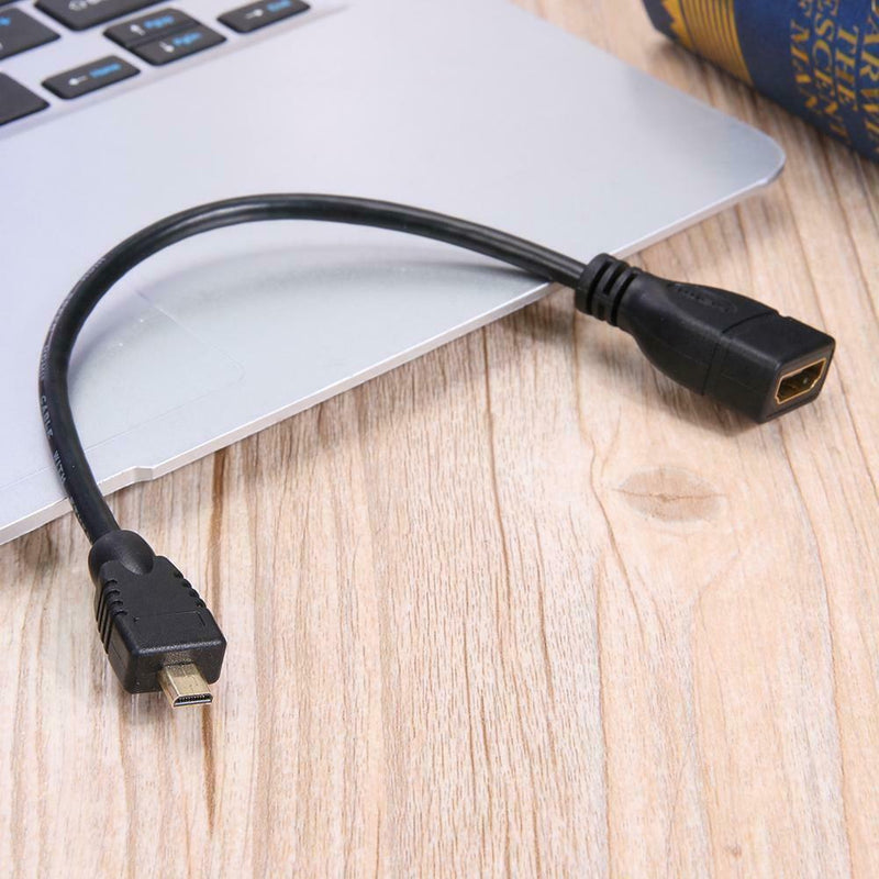 Micro HDMI Male to HDMI Female Adapter Connector Cable Short 17cm