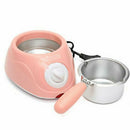 Pink Chocolate Melting Pot Electric Fondue Melter Machine Sets DIY Kitchen Kit