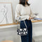 Cow Milk Printed Women Handbag Tote Female Casual Underarm Shoulder Bag (4)