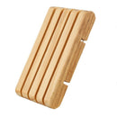Wooden Home Bathroom Shower Soap Box Dish Plate Holder Drip Tray Case Conta