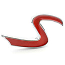 Styling Accessories Vehicles Mini Zinc Alloy Front Electroplated S Grill Badge