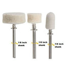 88 Pcs Wool Felt Polishing Wheels Buff Pad With Mandrel For For All Rotary  H5F3