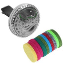 Car Air Freshener Essential Oil Diffuser Clip - 316L Stainless Steel