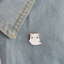1pc**Animal Enamel cartoon Cat Ghost pins brooches badges pins Jewelry Accessory