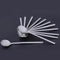 12pcs/Set Round Shape Coffee Spoon Stainless Steel Mini Teaspoons Sugar Des Y8C1