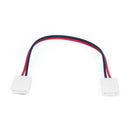 10x 8mm LED PCB Ribbon Connector / LAN Adapter Cable for RGB Strip Solderle T6K9