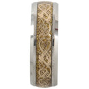 Dragon Scale Dragon Pattern Beveled Edges Celtic Rings Jewelry Wedding Band I9R5