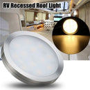 12V Led Light Rv Camper Trailer Boat Interior Ceiling Down Roof Lamp Warm W