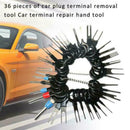 36PCS Car Terminal Removal Tool Wire Plug Connector Extractor Puller Release Pin
