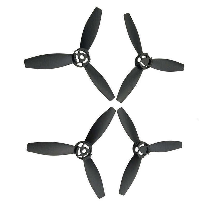 4Pcs Spare Propellers Prop Blade CW CCW For Parrot Bebop 2 Black