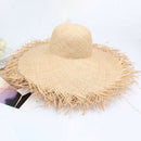 Sun Hats For Women Beach Caps Sombreros Wide Brim Beach Side Cap Floppy Fem