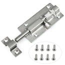 Door Lock 73mm for Bathroom Toilet Shed Bedroom Catch Latch Easy Fit B1X4