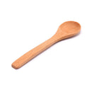1pc Wooden Round Bamboo Spoon Soup Tea Coffee Salt Spoon Jam Scoop Kitchen T.AU