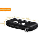Portable Travel Protective Carrying Case With 10 Game Card Slots And Inner