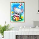 5D DIY Full Drill Diamond Painting Animal Cross Stitch Wall Art (Cartoon03)