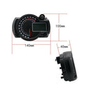 7-Color LED Motorcycle RX2N ATV LCD Digital Speedometer Tachometer Meter 15