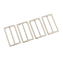 8Pcs Metal 38mm Tri-glide Backpack Straps Slider Adjust Bag Buckles Webbing