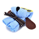 Dog Cake Shape Square Towel Cotton Washcloth Wedding Party Birthday Gift liau