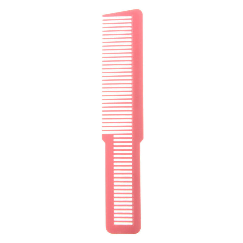 2x Barber Flattop  Cutting Comb Styling Anti-static Pink+Orange