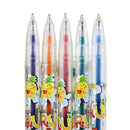 10x Assorted Color Shine Glitter Sparkled Gel Pens School Stationary 3C