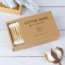 200pcs Double Head Bamboo Cotton Swab Cleaning Makeup Buds Wood Sticks Nose Ea_