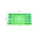 Lure 2 Layers ABS Transparent Cover Fishing Tackle Box Bait Storage Cases