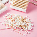 100pcs Double Head Disposable Cotton Stick Makeup Cotton Swab First Aid Kit