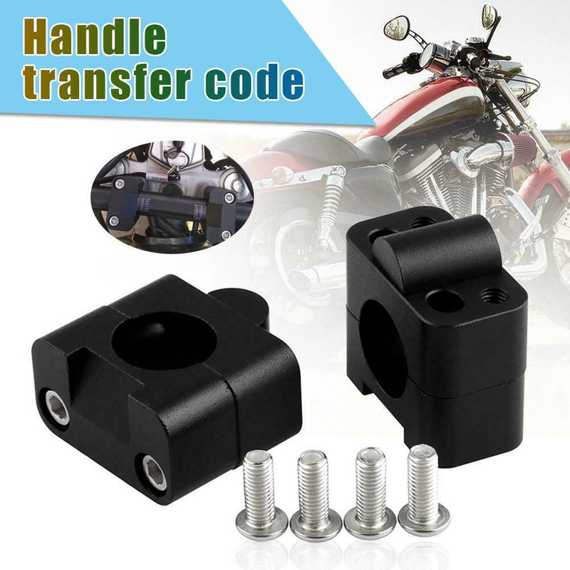 Aluminum Motorcycle Handlebar Risers Handle Bar Clamps Bike Accessories