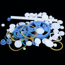 80PcsPlastic DIY Robot Gear Kit Gearbox Motor Gear Set For DIY Car Robot E5H8