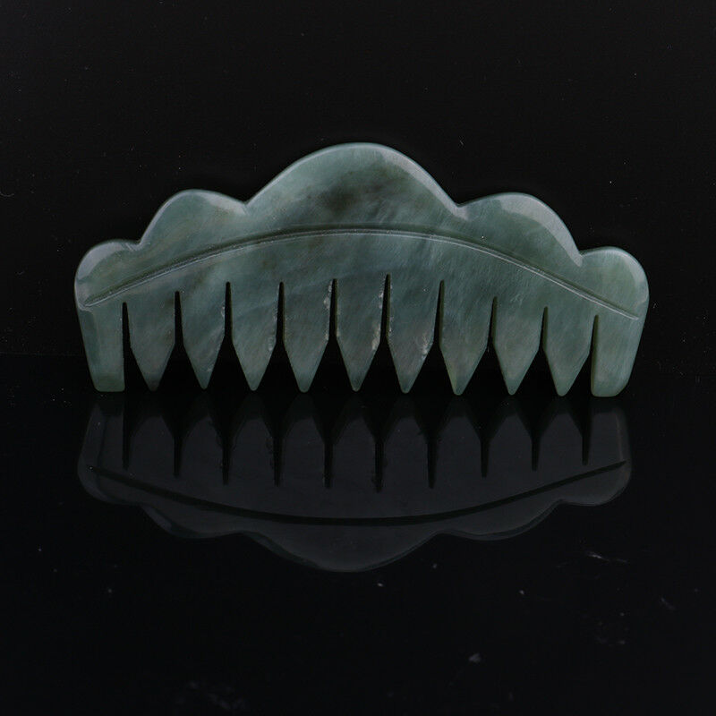 natural stone comb women handmade jade comb shape design massage comb OZ BX