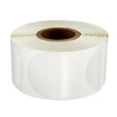 1 Roll of 500pcs Round Blank Kraft Stickers Self Adhesive Labels DIY Craft