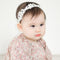 Baby Girls White Floral Hair band Adjustable Headband Lace Flower Headband Gw